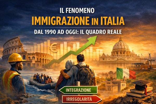 Il fenomeno dell’immigrazione in Italia (1990 - Oggi): il quadro reale.